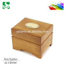 JS-URN505 trade assurance supplier cremation urn from china wooden urn manufacturer